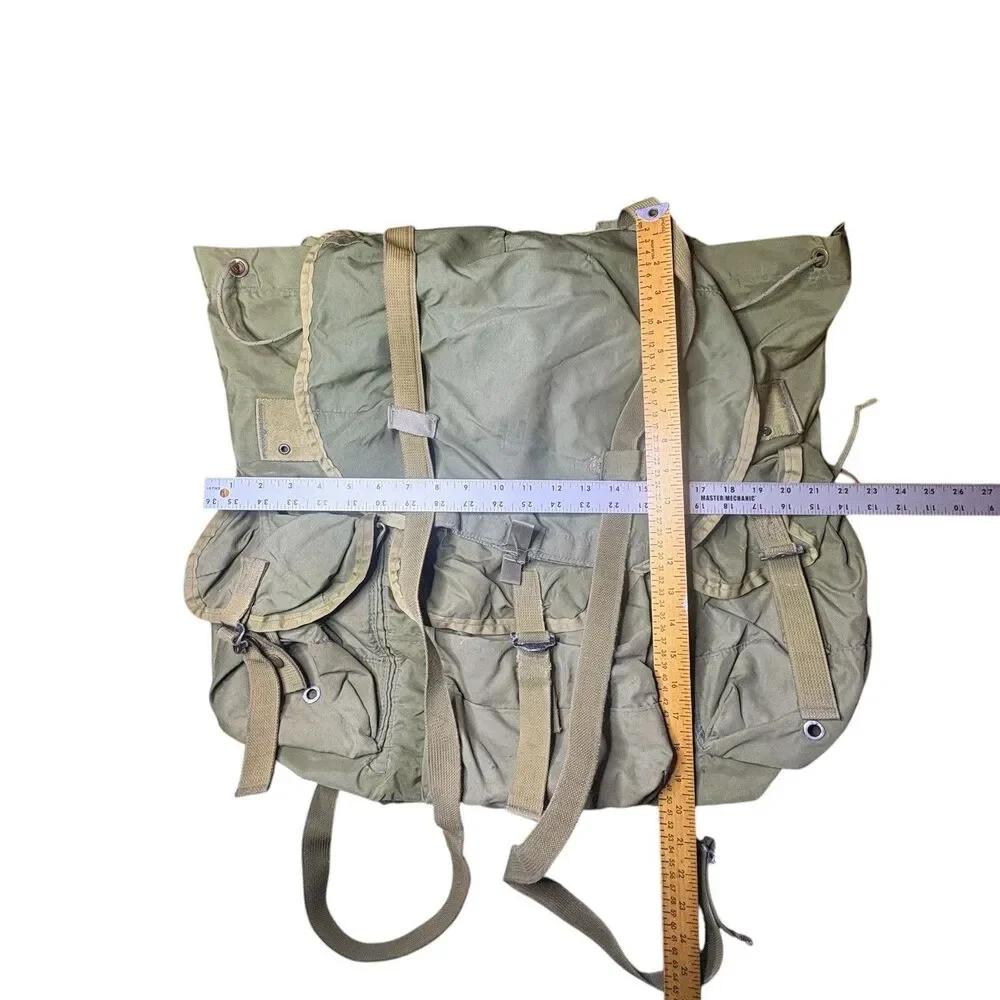 US Military Field Pack Combat Green Nylon Backpack No Frame Alice Pack
